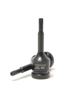 Головка-бита SPLINE ударная M8 с отверстием, 1/2'' RockForce##Rock FORCE RF-24807808T