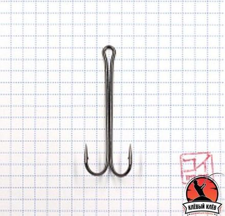 Крючок KOI "3 XL DOUBLE HOOK", размер 2/0 (INT), цвет BN, двойник (10 шт.)