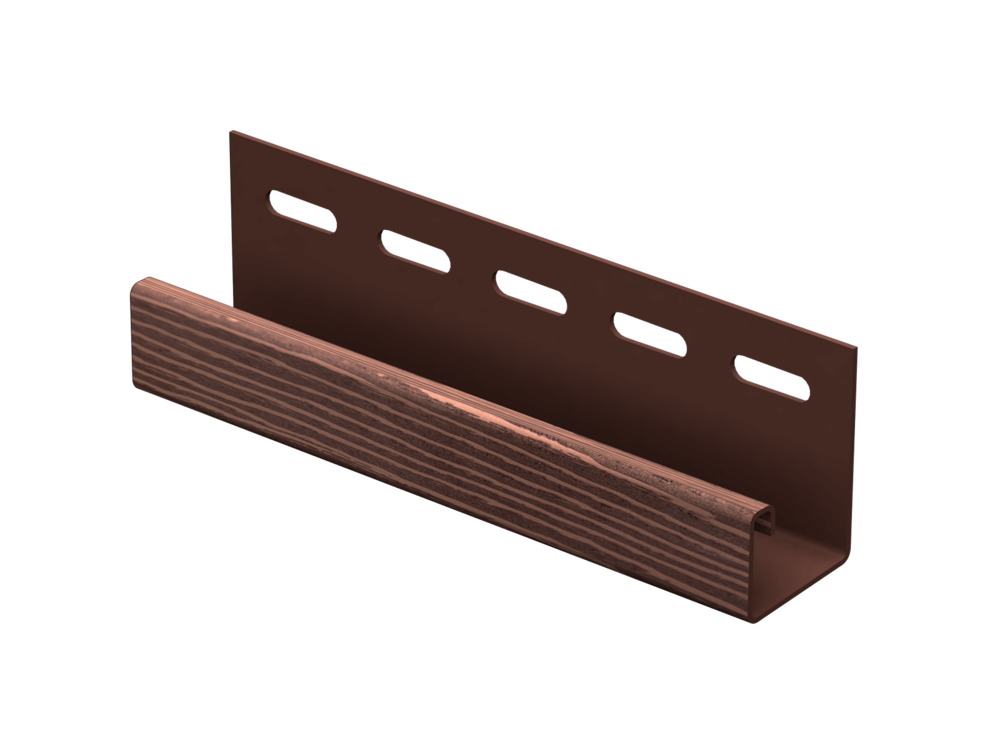 Джей профиль Ю-Пласт ДУБ Мореный 3,05м