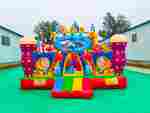 Коммерческий надувной батут с горкой «В гостях у моря 3» 9*5*5 м