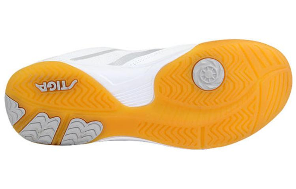 Stiga Abrasion Resistant Breathable Low top Training Shoes Unisex White Silver