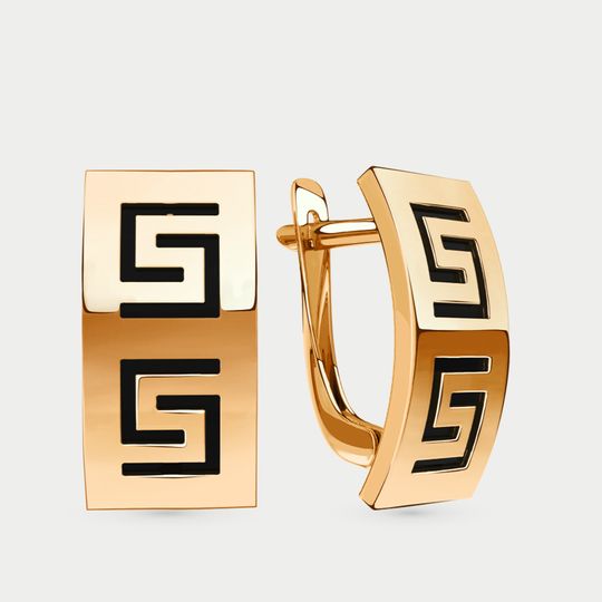 Серьги золотые