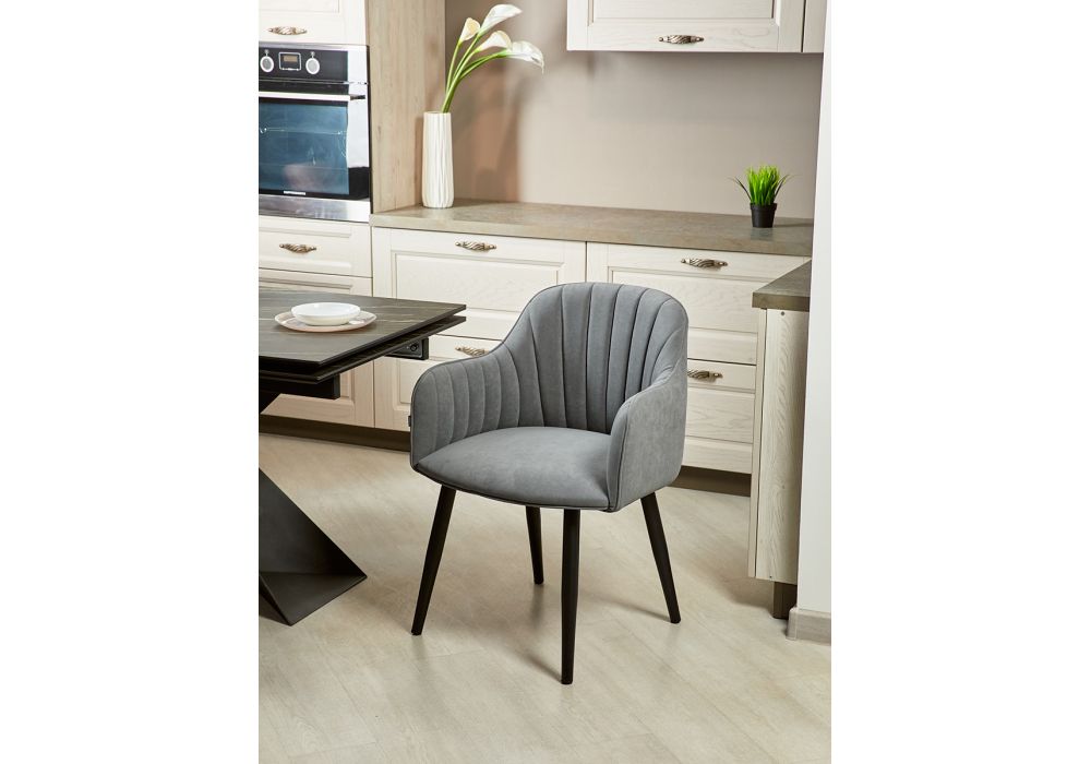 Стул на металлокаркасе Халли lamb 11 / черный