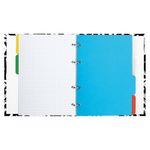 Тетрадь на кольцах А5 175х215 мм, 240 л., твердый картон, с разделителями, BRAUBERG, "Calligraphy", 404097