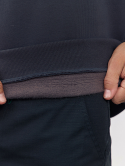 Свитшот с начесом (графит)