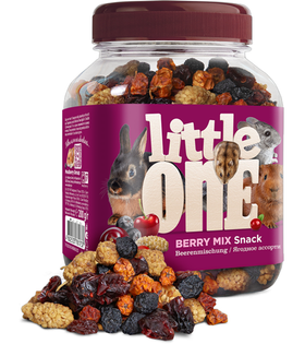 Литтл Уан Лакомство для грызунов Ягодное ассорти банка, 200гр.