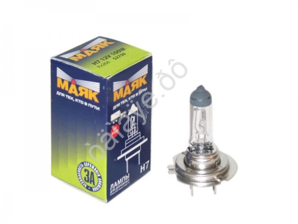 Автолампа H7 12V100W (PX26d) Маяк Standard #52750