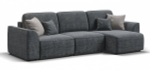 Угловой диван Кинг Шенилл Смарт серый