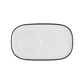 Modest Black Блюдце 22см ID Fine