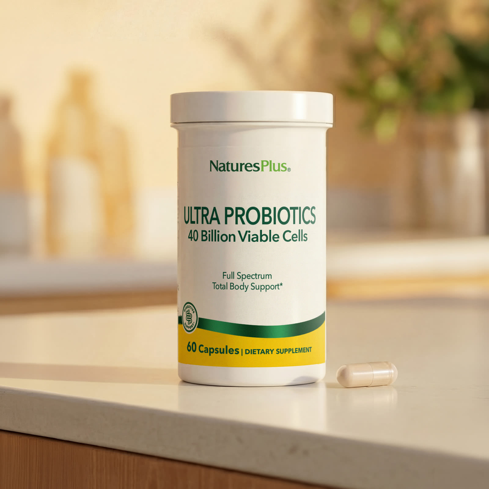 NaturesPlus, Ультрапробиотики, 40 млрд, 60 капсул