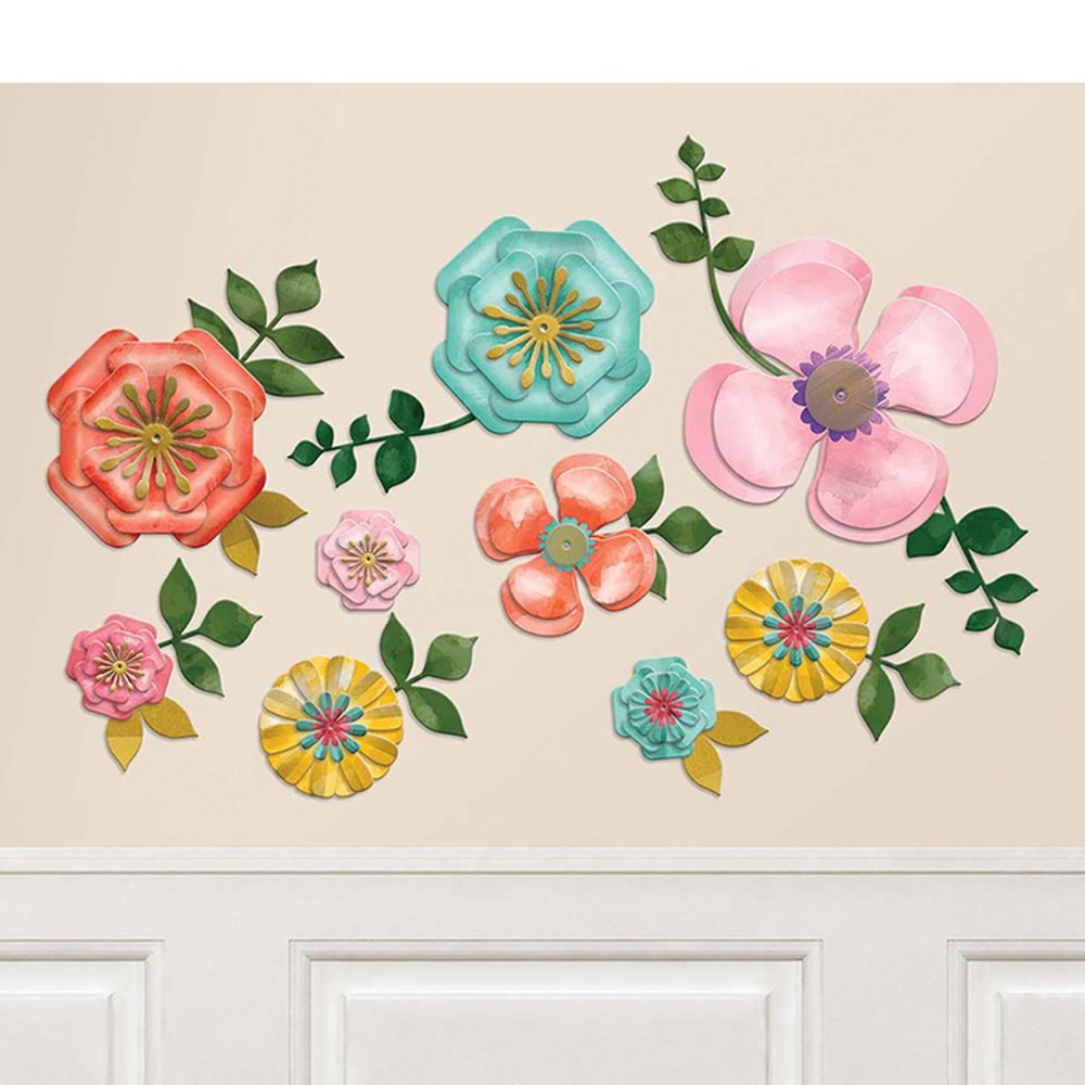 Декор-комплект «Цветочный», 20 шт