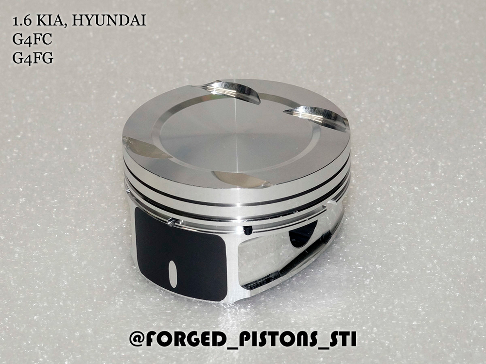Кованые поршни СТИ 316.07 KIA, Hyundai 1,6 G4FC, G4FG Forged Pistons STI