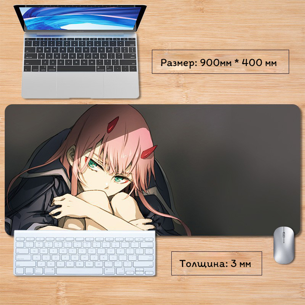 Большой коврик для мыши "Милый во Франкcе - 02"