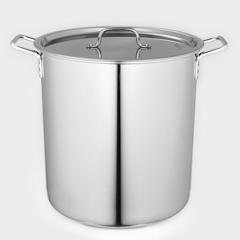 Котел 30л d36см h31см, капсульное дно, ТРС, цельнотянутый "Общепит"