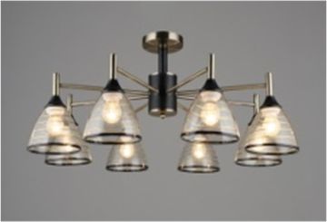 3753/8 AB+BK (1) Люстра (RL)