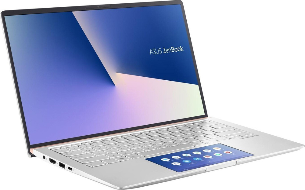Ультрабук Asus Zenbook 14 UX434FQ-AI116T Royal Blue Core i7-10510U/16G/1Tb SSD/14; FHD IPS Touch/NV MX350 2G/WiFi/BT/ScreenPad 2.0/Win10 + чехол 90NB0RM3-M02620