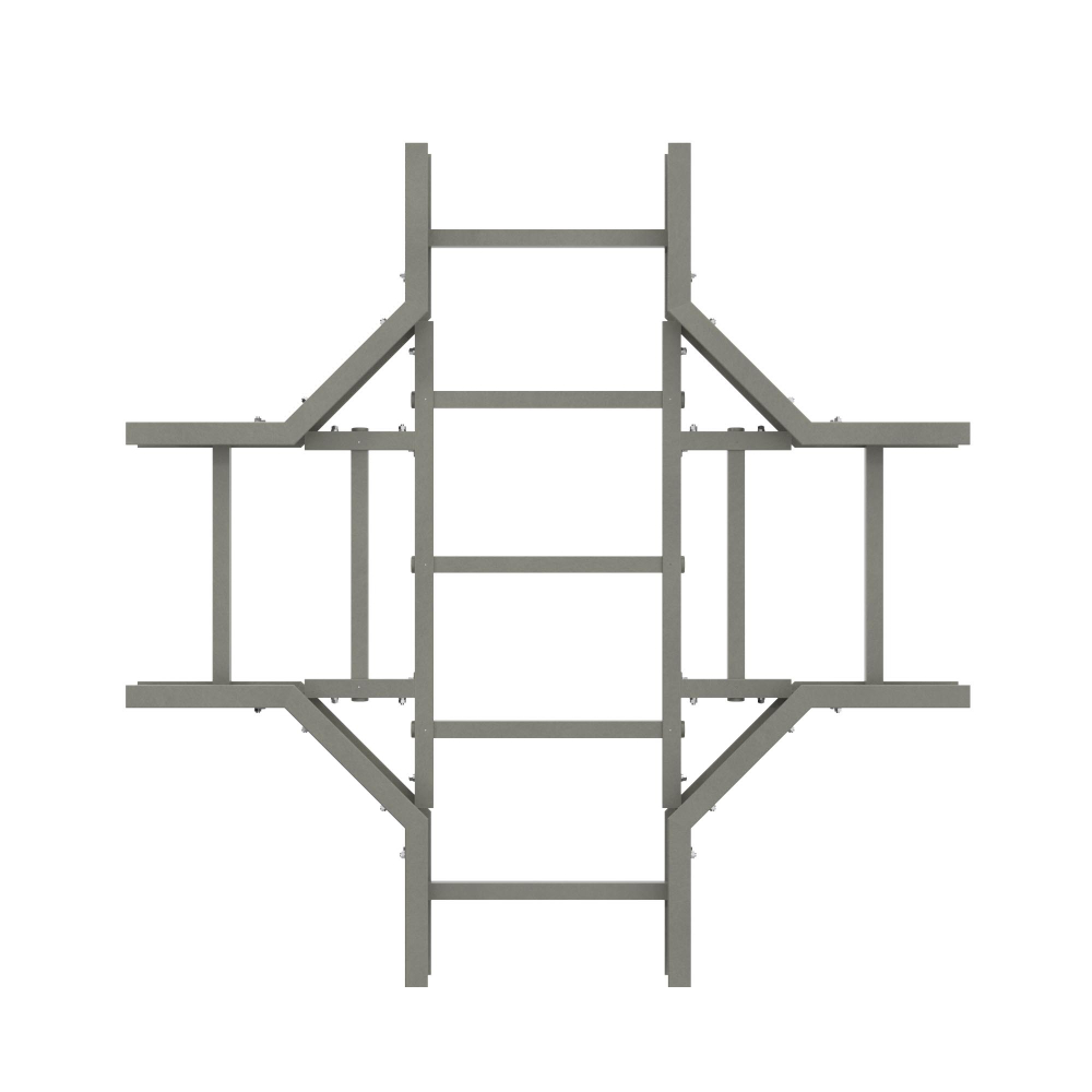 Ответвитель X-образный горизонтальный 750x100, стеклопластик