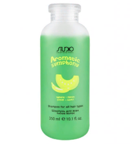 Kapous Studio Professional Aromatic Symphony Шампунь Банан и дыня, для всех типов волос, 350 мл