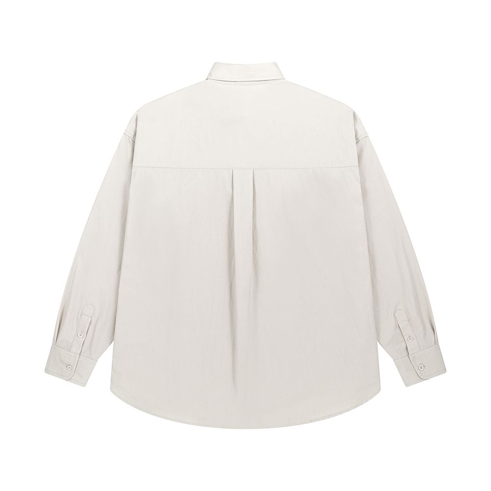 Сорочка Ymkashix Puff пыльно-белая