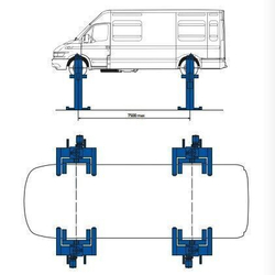 Четырехстоечный подъемник ДАРЗ П14-14