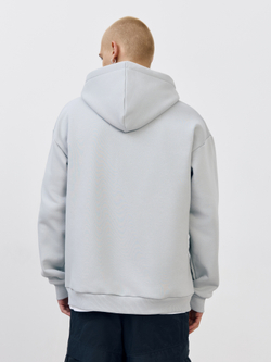 Худи зип с начесом (бетон)