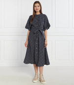 Платье с ремешком AMD VIS CREPE SS Tommy Hilfiger - графитовый(WW0WW40354)