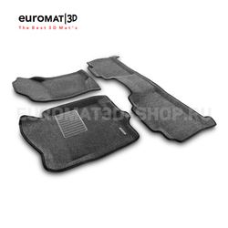Коврики салона для CHEVROLET TAHOE (2007-2014)/CADILLAC Escalade (2007-2014) Euromat 3D Business серые. Арт. EMC3D-001302G