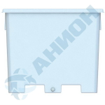 Контейнер 910 л Анион 910 л. прямоугольный (1070x990x1000см;белый) - арт.559514