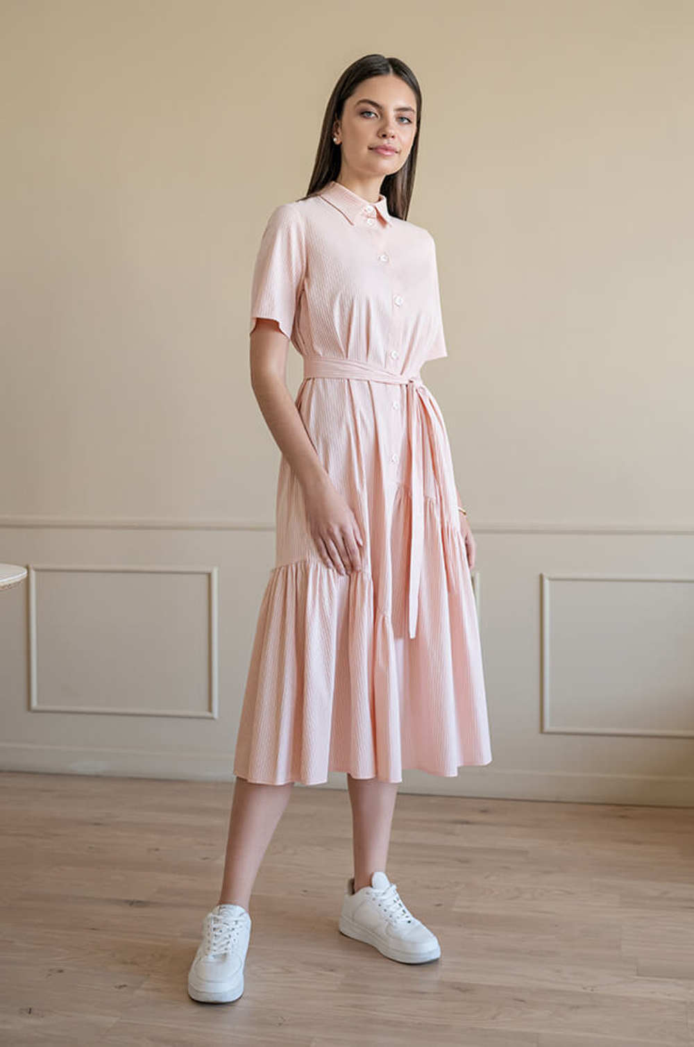 51393 Платье женское (персиковый)