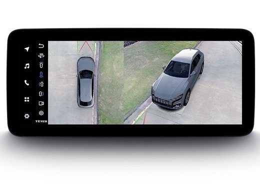 Магнитола для Lexus NX200, NX200t, NX300h 2014-2017 (тачпад) - Teyes LUX ONE 360 монитор 12.3" 2K QLED на Android 10, CarPlay, 4G SIM-слот, 4 камеры в комплекте