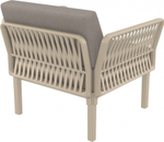 Комплект пластиковой мебели Siesta Contract Portofino Lounge, бежевый, светло-коричневый