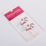 Зажимы для волос 2шт «Новогодняя сказка - Медвежата», 5*2см