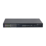 Сетевой PoE коммутатор Dahua DH-LR2218-16ET-240