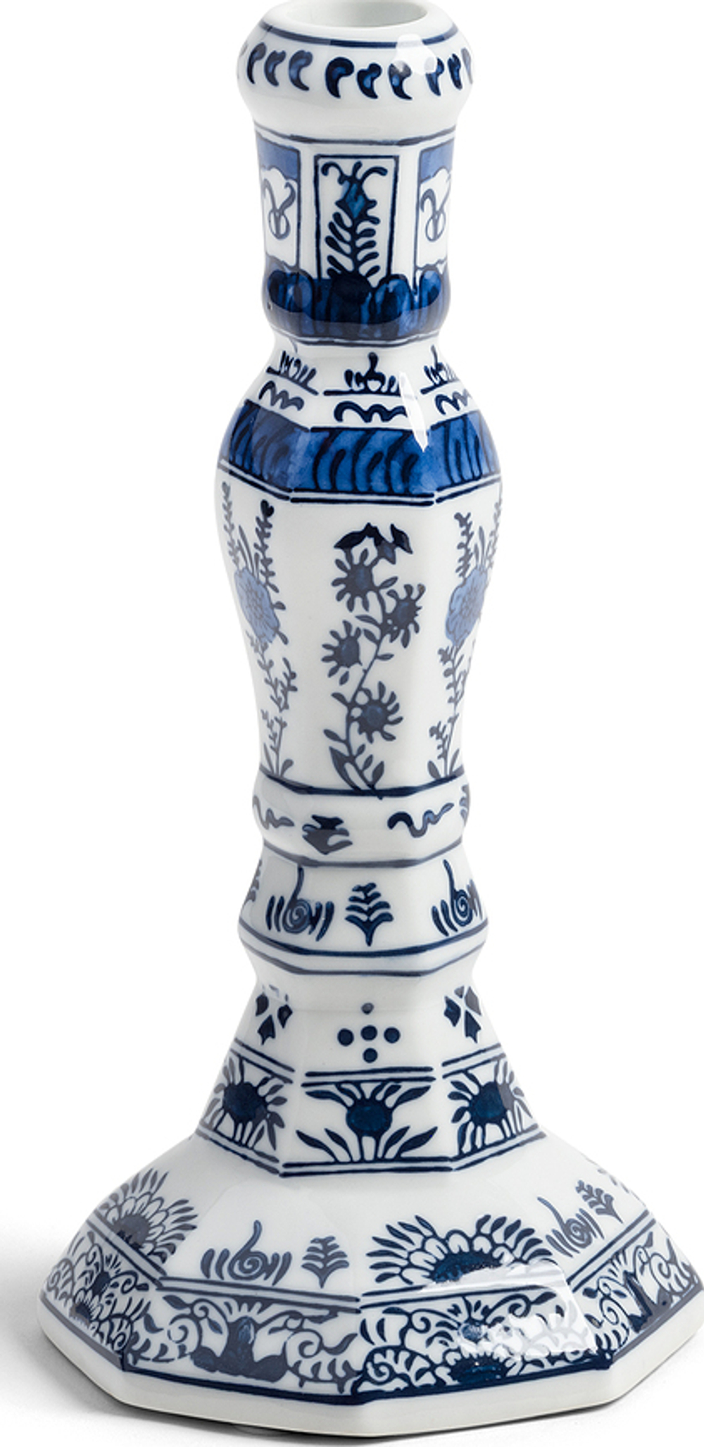 Подсвечник K Amsterdam Delftware, фарфор, 23 см, синий
