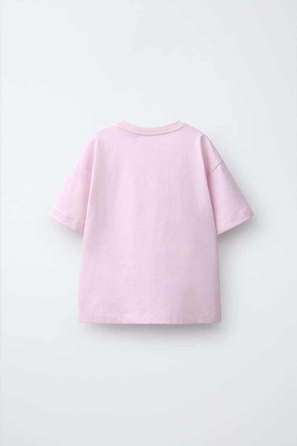 ZARA ФУТБОЛКА С ПРИНТОМ KPOP DEMON HUNTERS™ NETFLIX ©, ПАСТЕЛЬНО-РОЗОВЫЙ