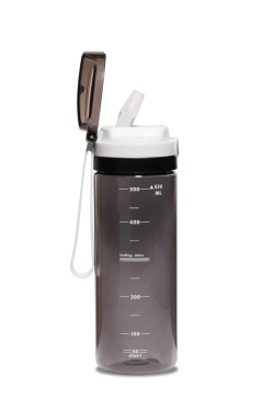 Бутылка для воды черная, 550 мл