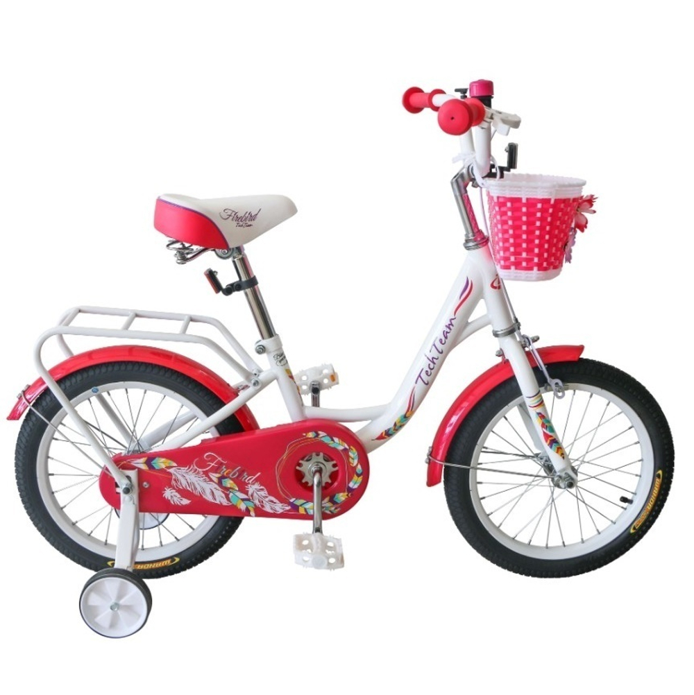 Детский велосипед Tech Team Firebird 20" бело-красный