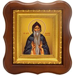 Алоний Египетский преподобный. Икона на холсте.
