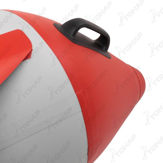 Лодка Алтай А320 надувное дно, светло-серый/красный (модель A-S320AS) Тонар