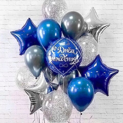 Сет из воздушных шаров на день рождение №4