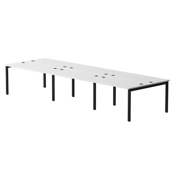 Бенч-система на 6 мест Everprof EVO на металлокаркасе 4140х670(1370)x755