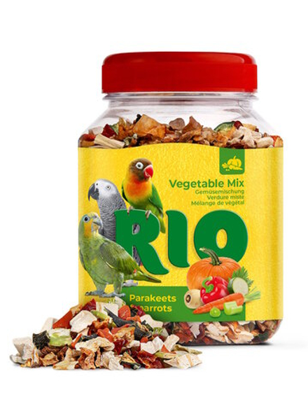 RIO лакомство для попугаев средних и крупных Овощная смесь - 150 гр