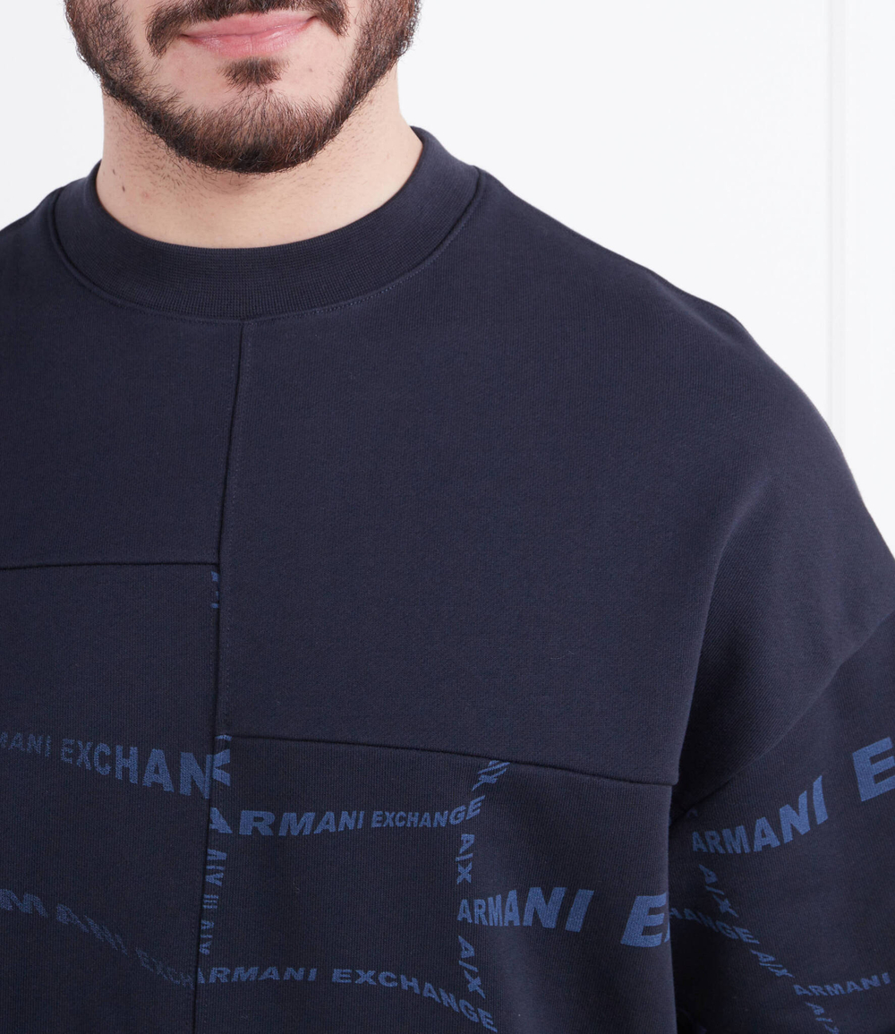 Худи Armani Exchange - темно-синий(3RZMFA ZJXAZ)