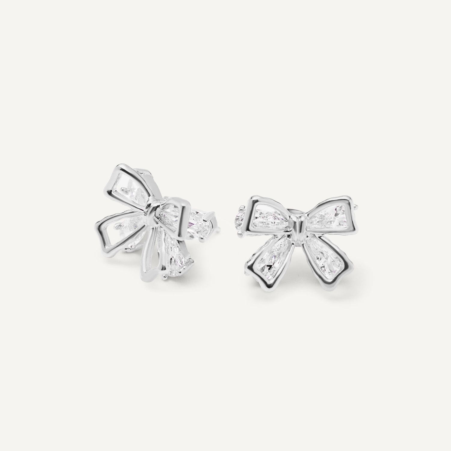 Серьги Airy-Fairy Bow Earrings – Silver