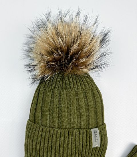 Шапка зимняя со снудом, Хаки
