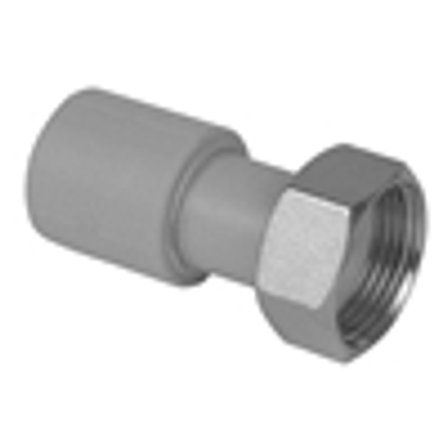 Муфта с накидной гайкой 20-1/2 пластиковая вставка ПП T3S (Чехия)