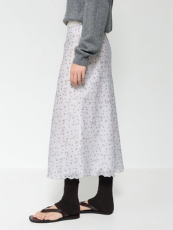 Юбка 2 в 1 вишни