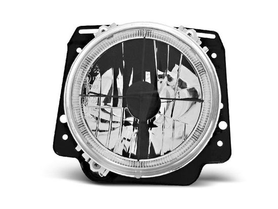Передние фары внешние VW Golf 2 angel eyes chrome cross