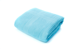 Полотенце вафельное, г/к, 260 гр/м2, 100х150, арт. CW 100-150, цвет: 502-ярко-голубой,