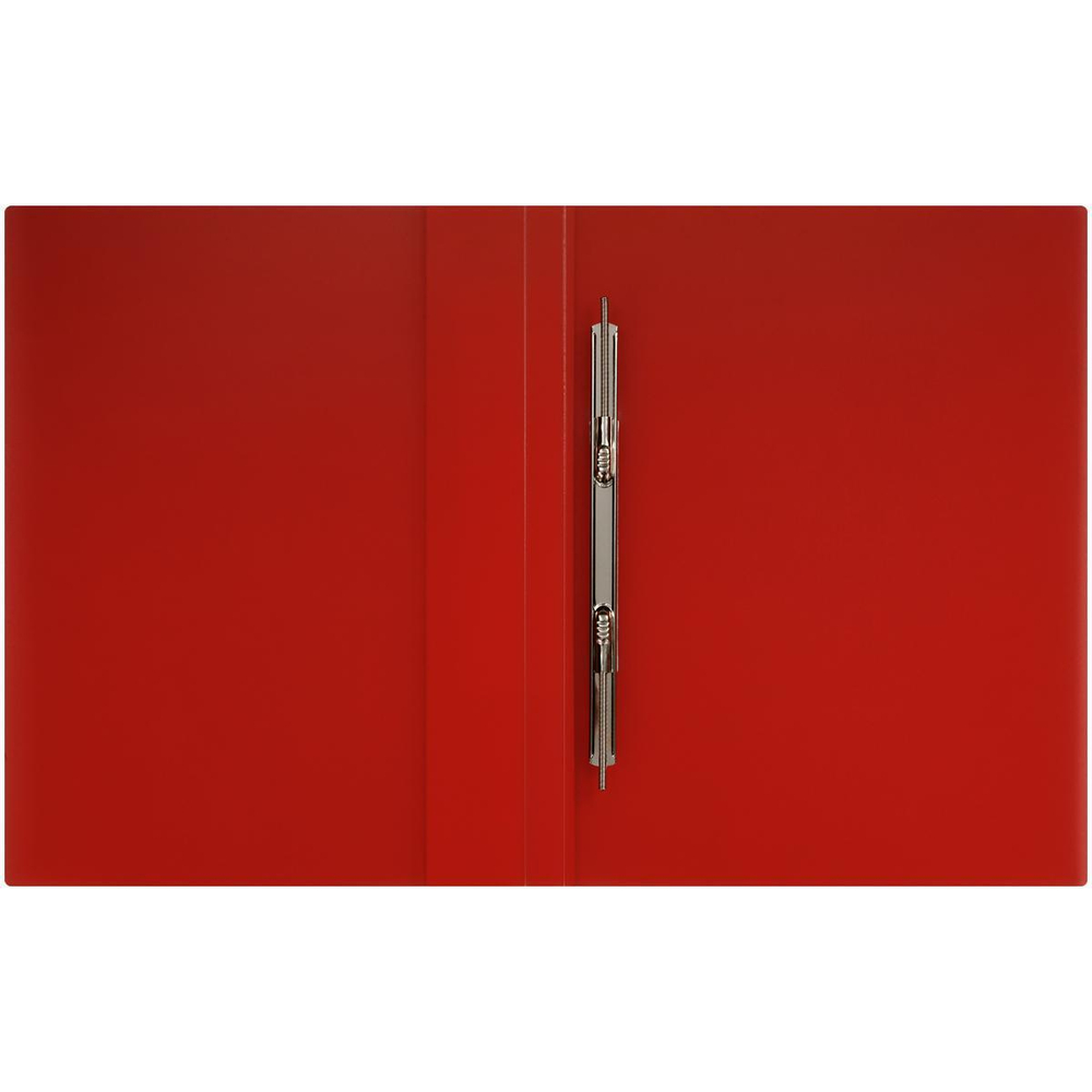 Папка c пружинным скоросшивателем А4, 700мкм красная "Кристалл" (Стамм)